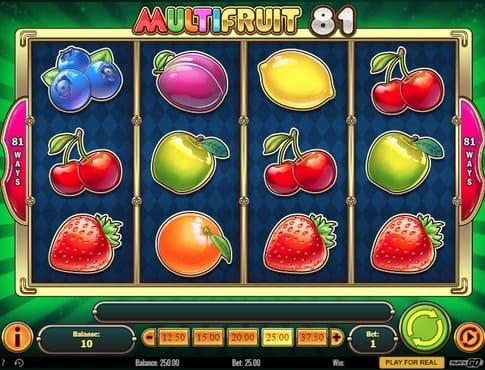 Барабаны слота Multifruit 81